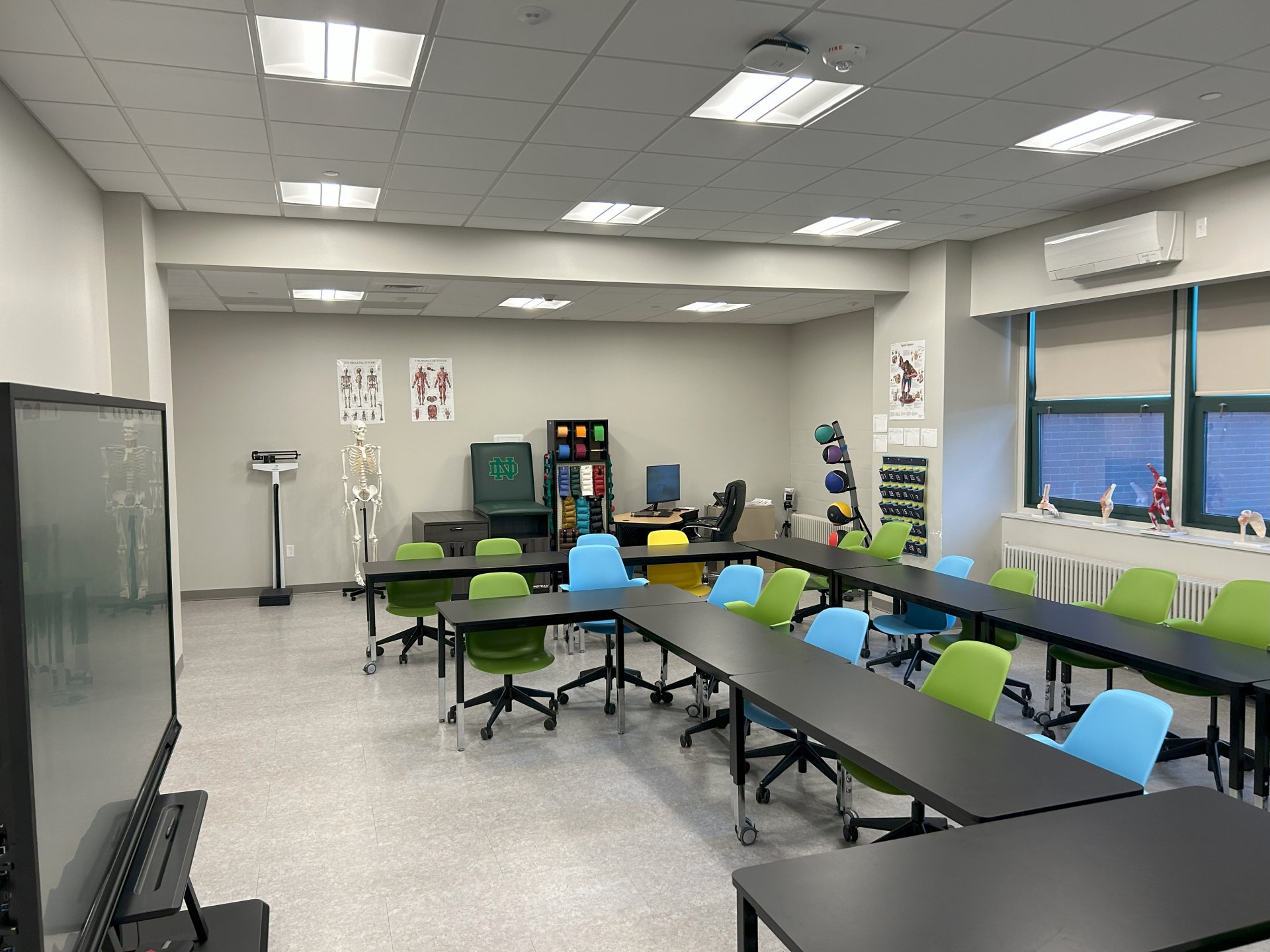 David J. Canepari '66 Family Sports, Exercise, and Health Science Classroom Completed